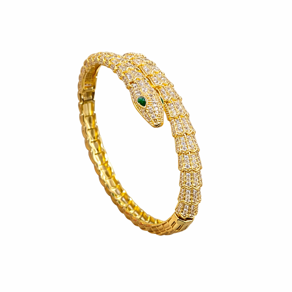 Браслет женский Snake Brilliant Gold (34054955)