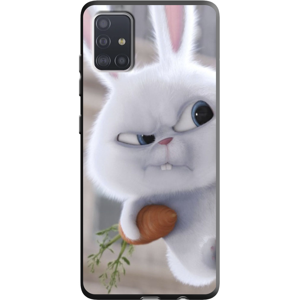 Чехол Boxface Samsung A515 Galaxy A51 Rabbit Snowball Черный силикон (38808-up1116-38947)