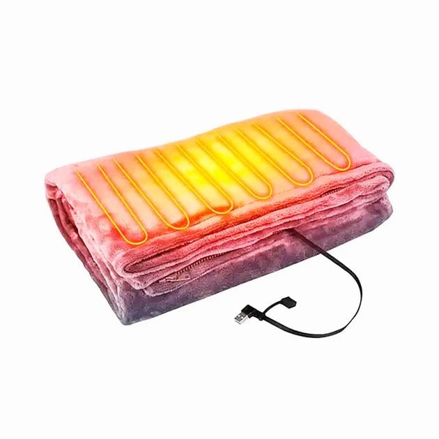 Электроодеяло Electric Heating Shawl Blanket USB 150х80 см