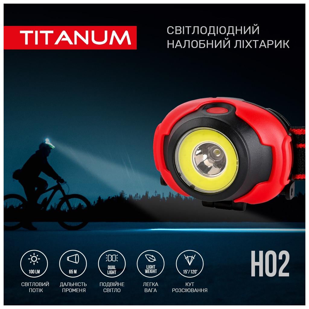 Ліхтар TITANUM 100Lm 6500K (TLF-H02) - фото 3