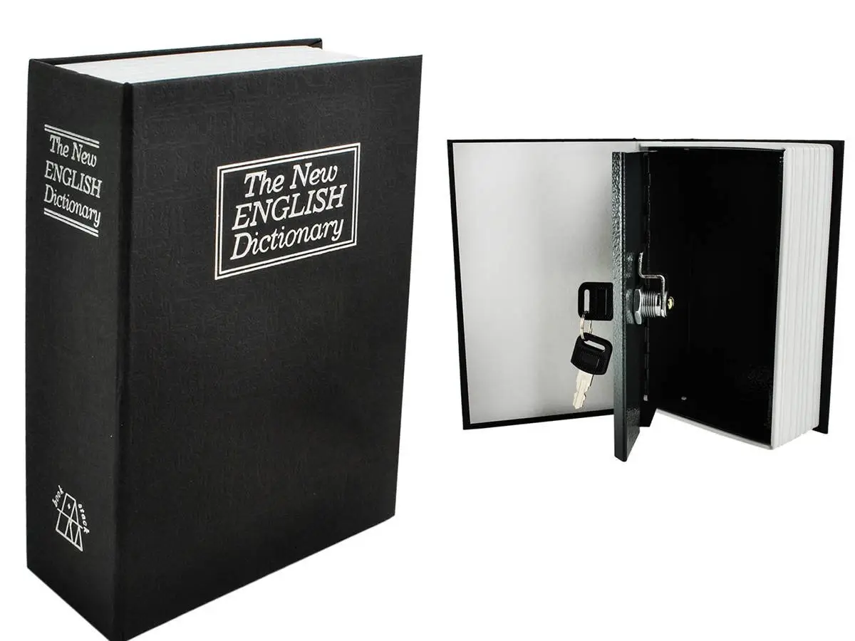 Сейф-книга для зберігання цінностей Malatec 6148 закривається на ключ 18 см (6148) - фото 8