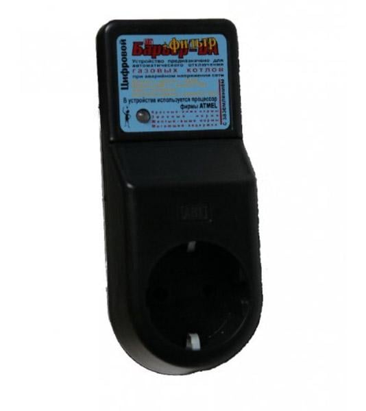 Реле напруги Barrier для газового казана в розетку 2,2 кВт Реле напруги Barrier для газового казана в розетку 2,2 кВт