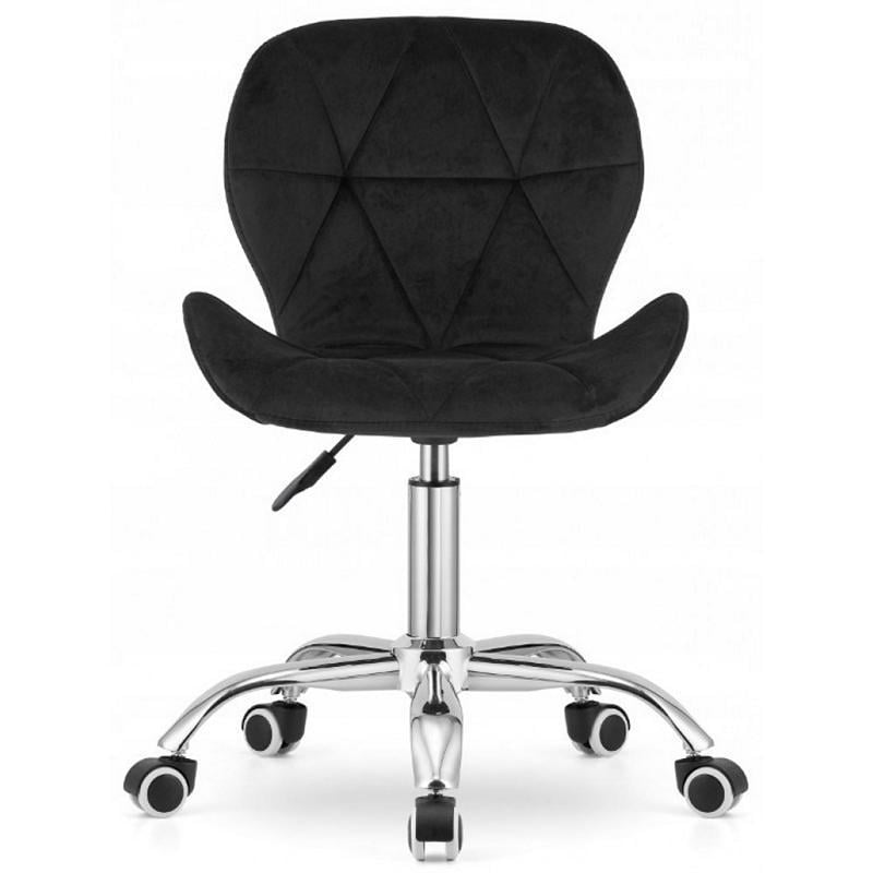 Кресло на колесах велюр Черный (333296) - фото 2 Кресло на колесах велюр Черный (333296) - фото 2