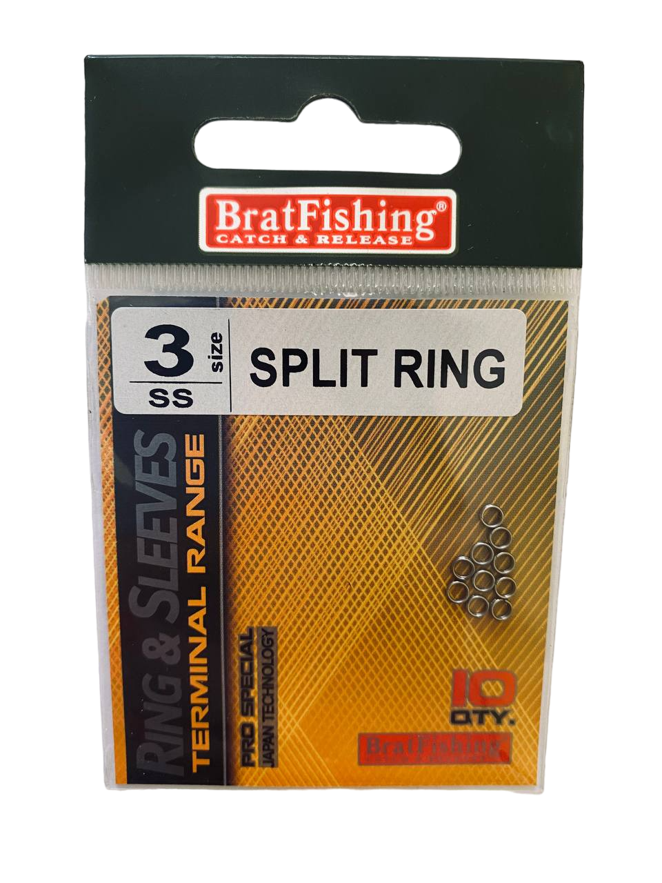 Заводное кольцо BratFishing Split Ring №3 10 шт. (1096) - фото 1