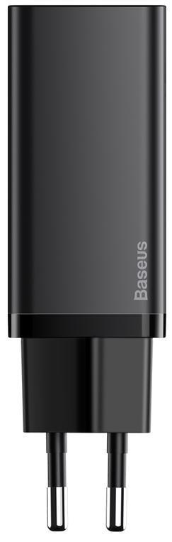 Устройство cетевое зарядное Baseus GaN Lite 1USB/Type-C CCGAN2L-B01 65W Black - фото 5