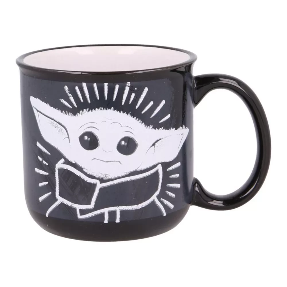 Чашка керамическая Stor Star Wars: Mandalorian The Child 00877 черная (31480939)