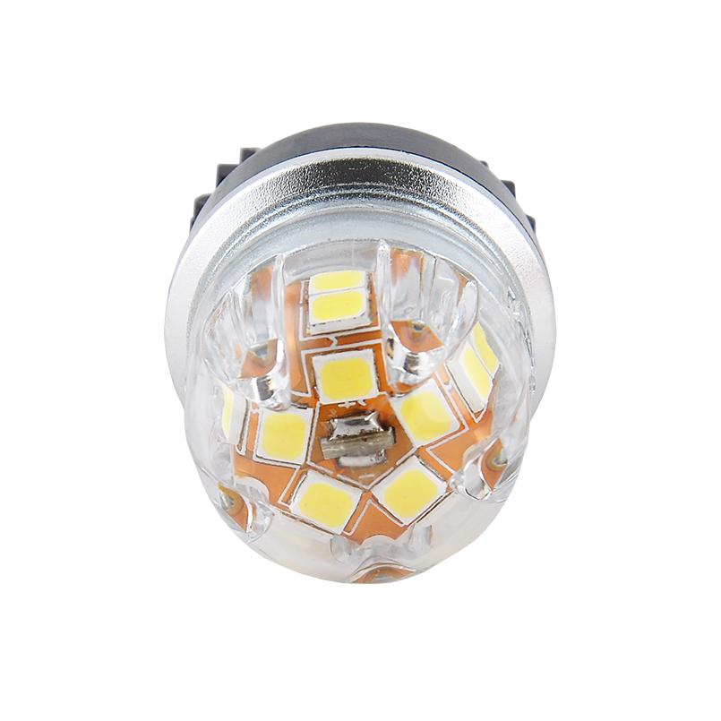 Автолампа LED Brevia S-Power P27/7W 3157 330Lm 15x2835SMD 12/24V CANbus 2 шт. (10239X2) - фото 4