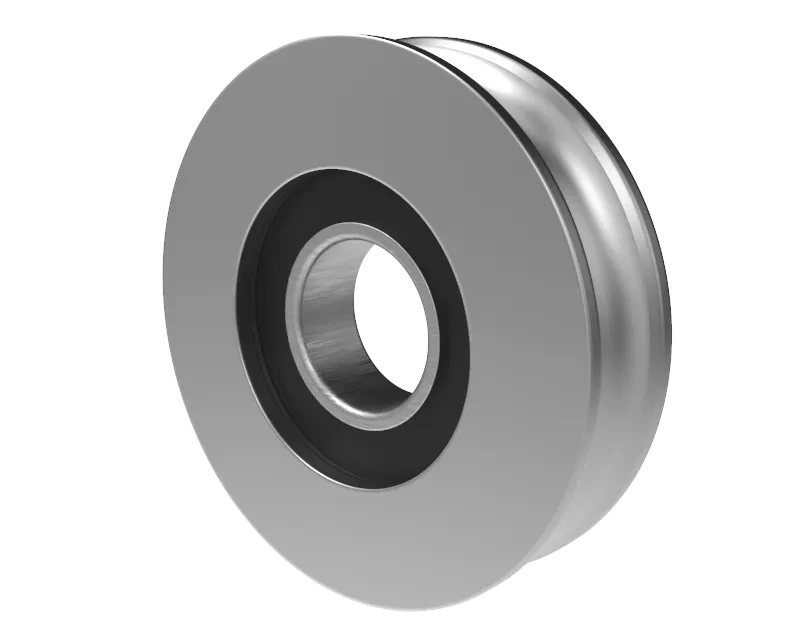 Ролик Roll Grand Альфа 100 для відкатних і підвісних воріт вагою до 500 кг під круглу трубу