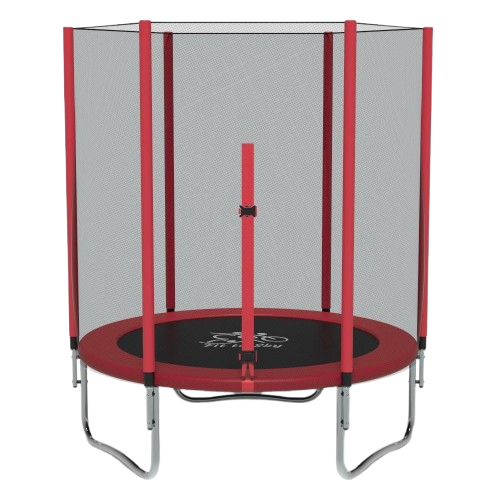 Батут FitToSky с сеткой 140 см Красный (21320474)