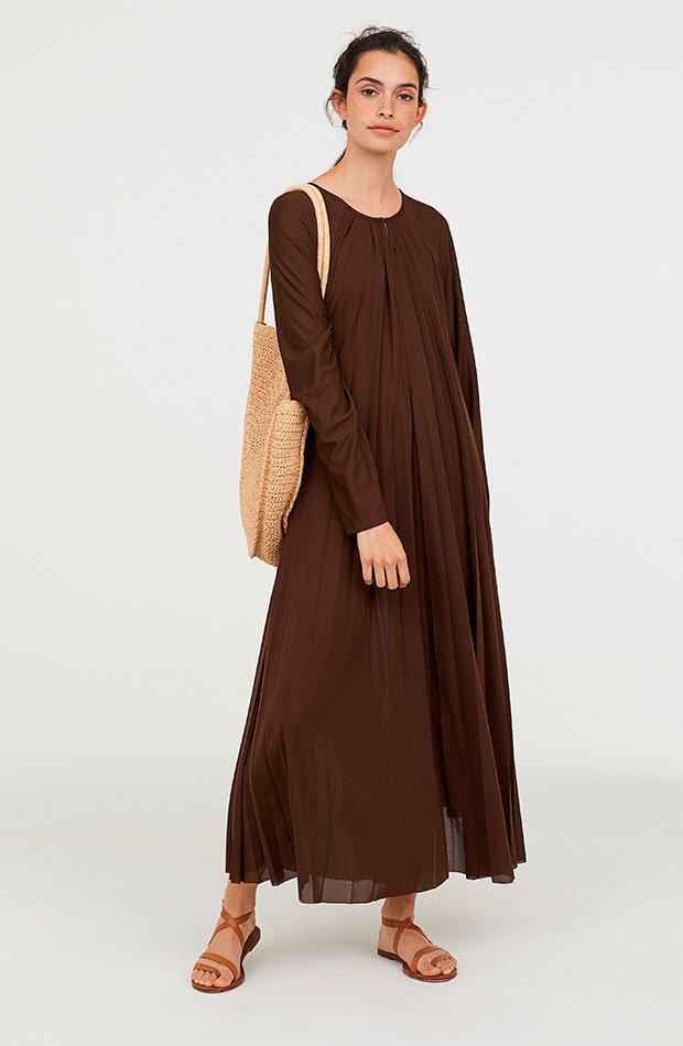 Платье H&M XS Коричневый (700822)