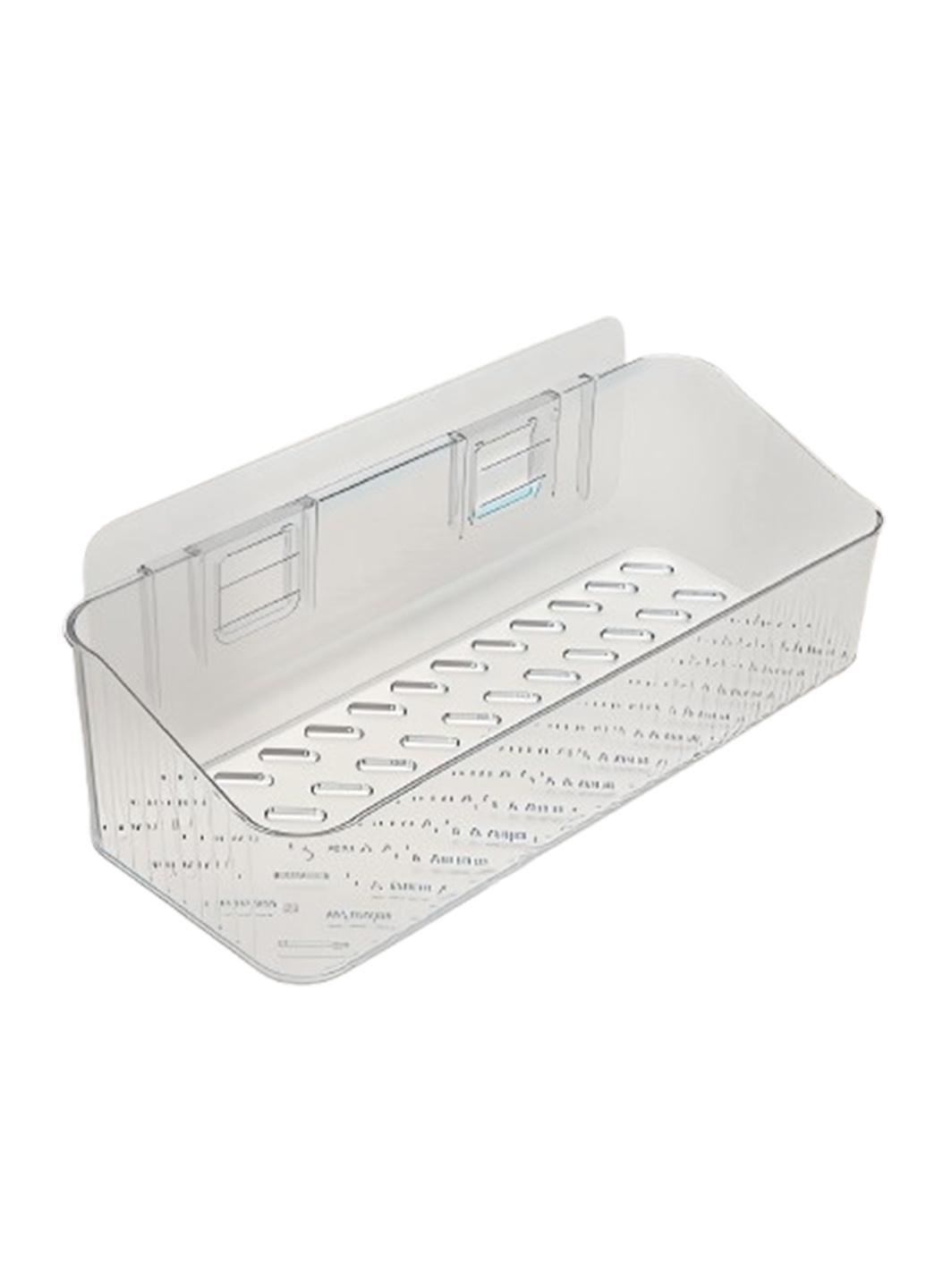 Полка для ванной и кухни AND LY-929 однослойная на присосках пластиковая Прозрачный (4441541)