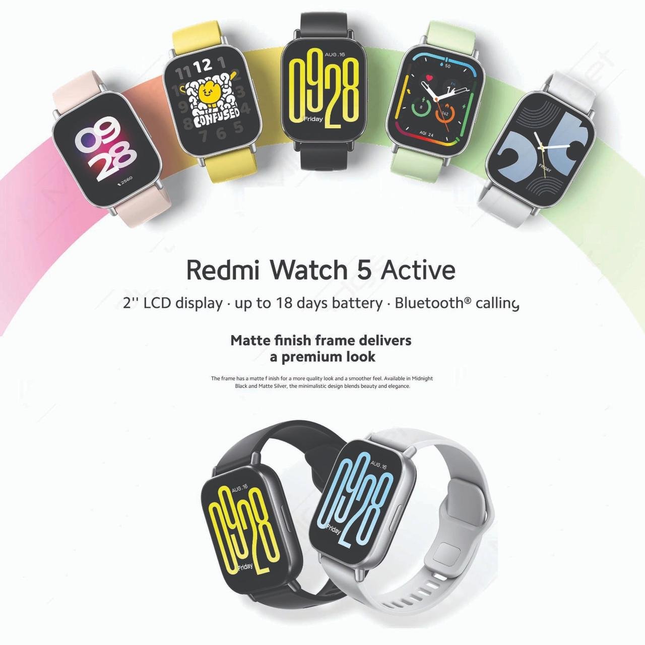 Смарт-часы Redmi Watch 5 Active Black (25397325) - фото 3 Смарт-часы Redmi Watch 5 Active Black (25397325) - фото 3