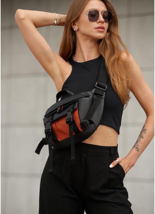 Бананка женская водостойкая Sambag с ключицницей Черный (28523709) - фото 4