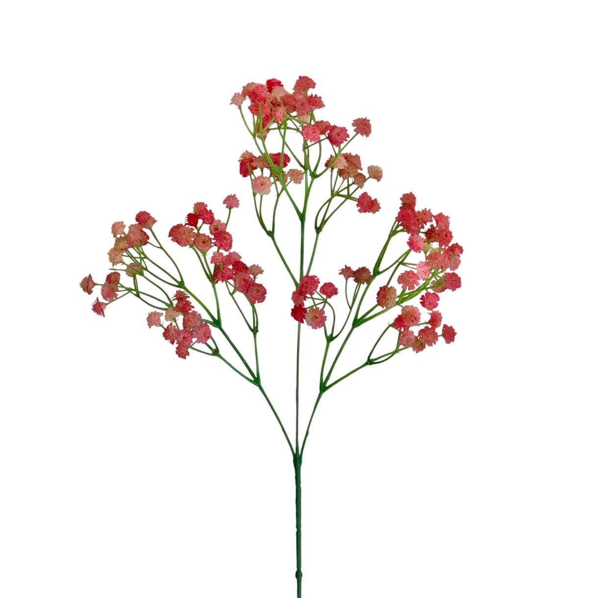 Искусственный гипсофил ветка латекс 62 см Темно-розовый - фото 1 Искусственный гипсофил ветка латекс 62 см Темно-розовый - фото 1