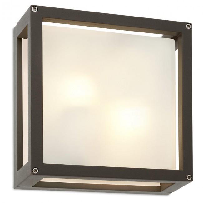 Светильник потолочный Redo Brick Ap/Pl E27 2X42 W Ip54 Dg Sq 5.1.1 (9892)