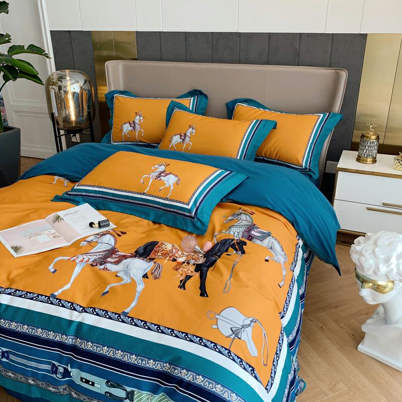 Комплект постільної білизни Кінь довговолокниста бавовна Євро - фото 7 Комплект постільної білизни Кінь довговолокниста бавовна Євро - фото 7