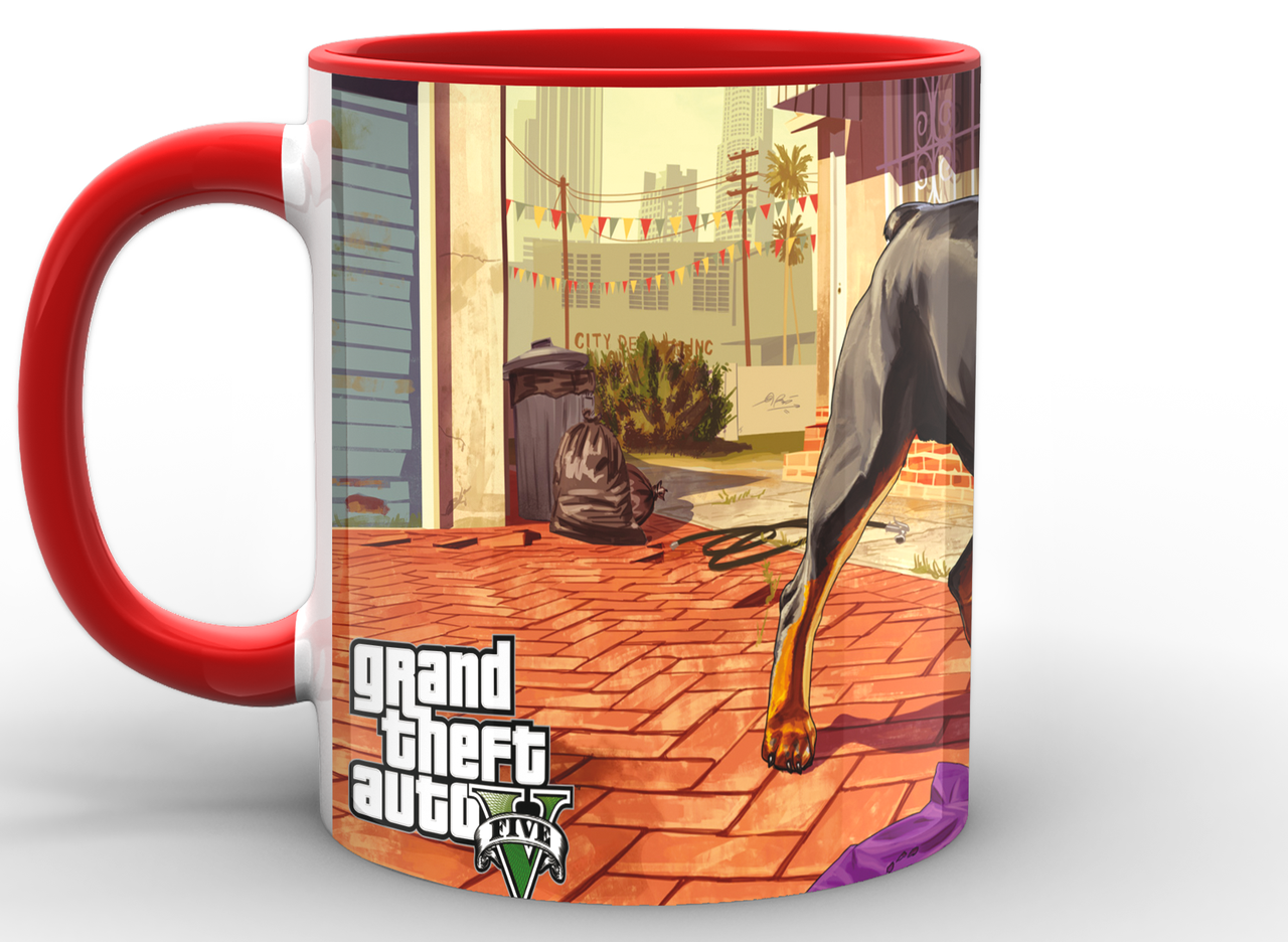 Чашка GeekLand GTA пес - фото 3
