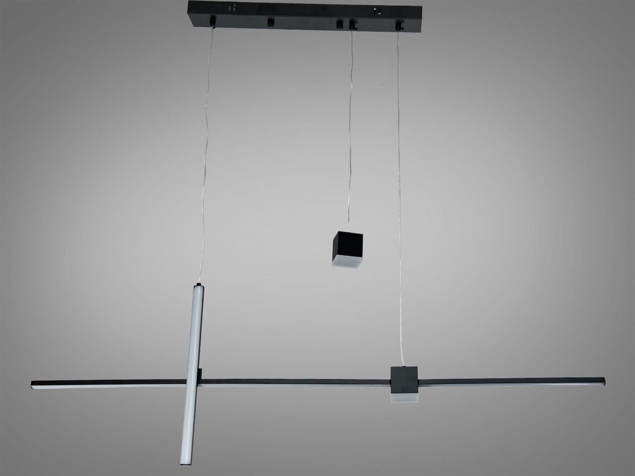 Подвесная светодиодная люстра для гостиной Diasha 5221A 27 Вт Черная (5221A/1100BK)