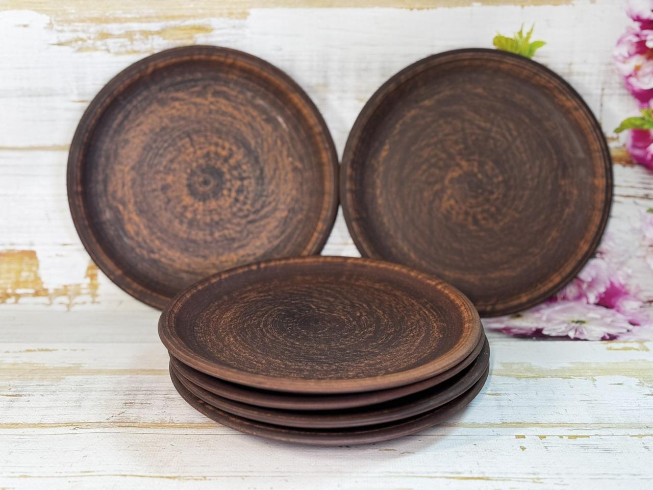 Набір обідніх глиняних тарілок 6 шт. 20 см (2701182057)