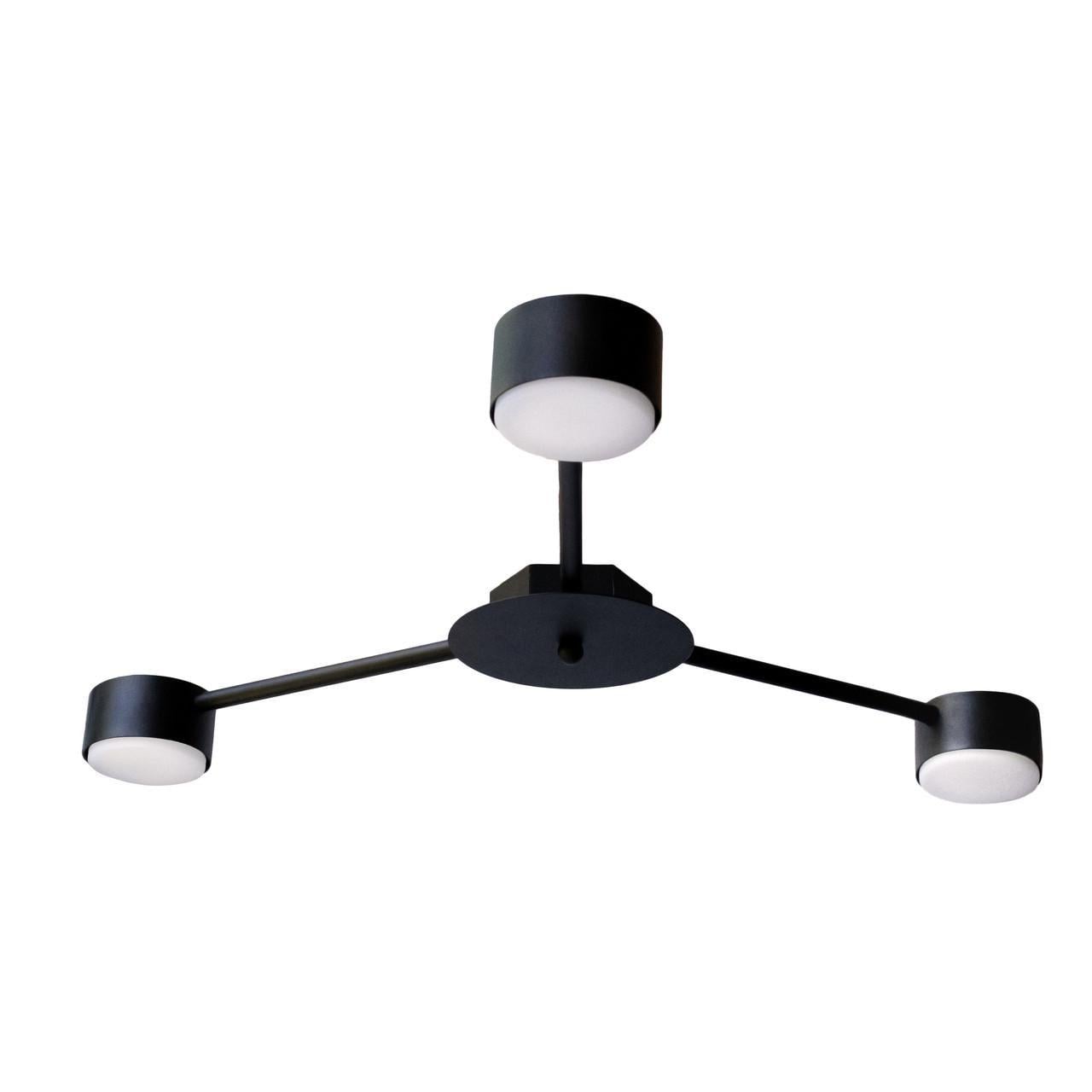 Стельовий світильник MSK ELECTRIC Copter на три круглі плафони під лампи GX53 Чорний (NL 8040-3 BK) Стельовий світильник MSK ELECTRIC Copter на три круглі плафони під лампи GX53 Чорний (NL 8040-3 BK)