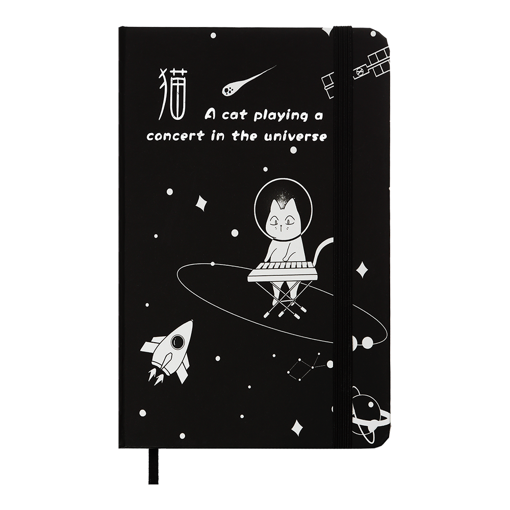 Блокнот Buromax COSMO на резинке А6 80 листов в клетку (ZB.116102)