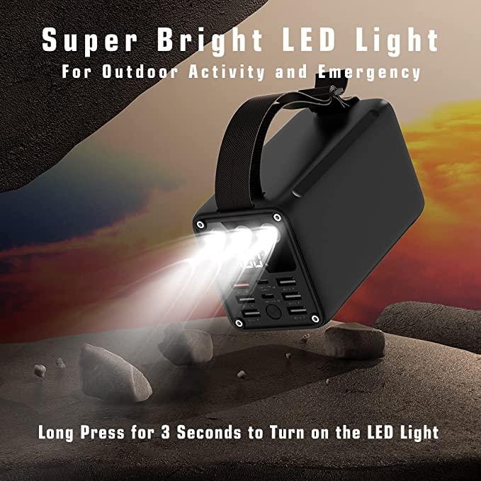 Повербанк 60000 мАч USB C PD 20 Вт для iPhone/Samsung/iPad/MacBook - фото 6 Повербанк 60000 мАч USB C PD 20 Вт для iPhone/Samsung/iPad/MacBook - фото 6