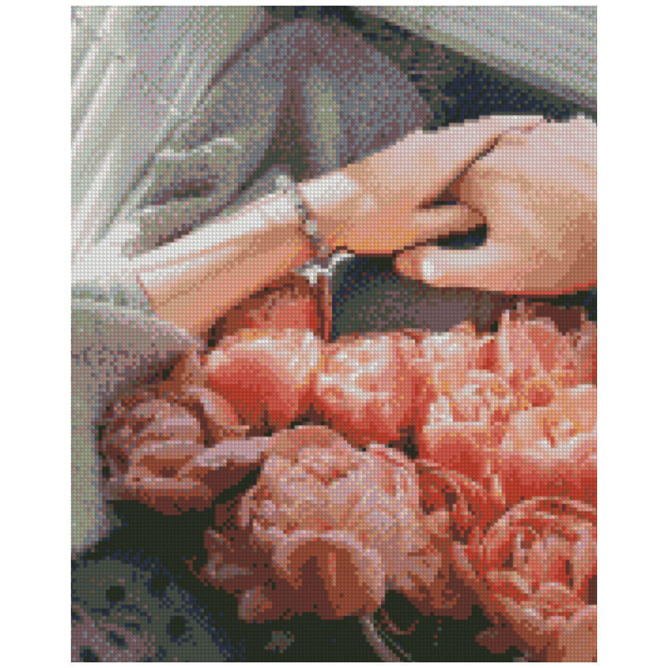 Алмазная мозаика Strateg Прикосновение любимых 40х50 см (Str-FA0006)