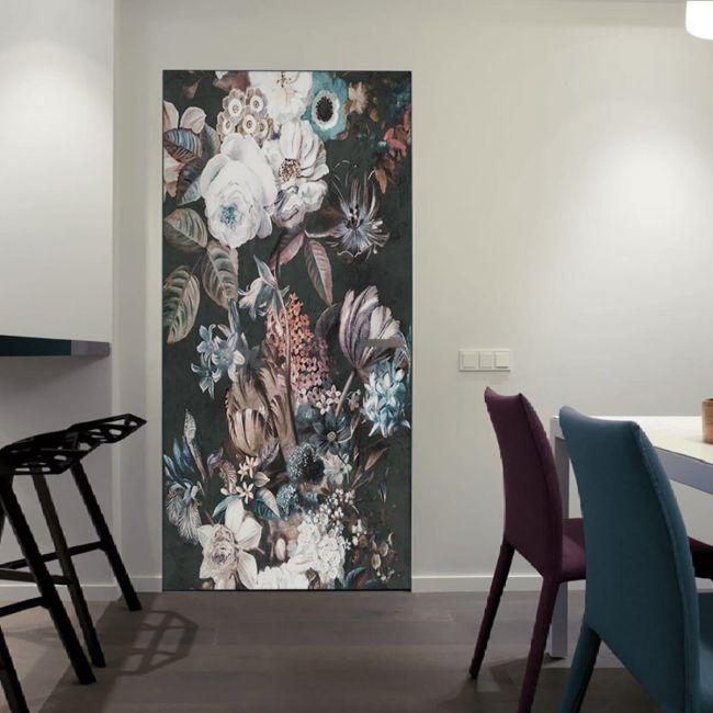 Наклейка интерьерная на двери Sticker Wall SW-00000920 Цветы 104х210 см