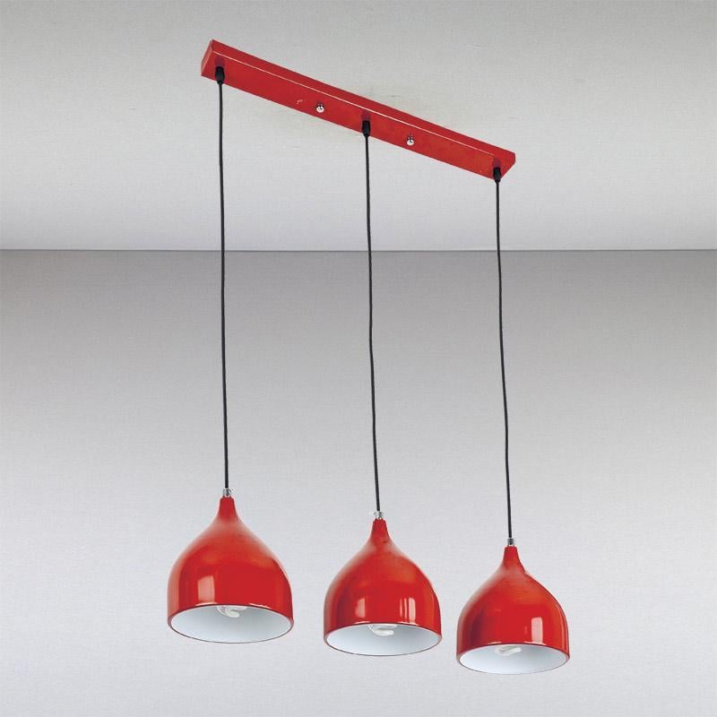 Люстра подвесная Light House LS-10814-3 Красный
