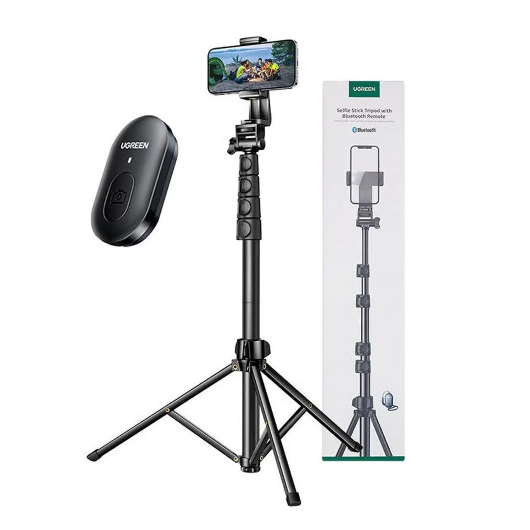 Трипод для телефона UGREEN LP680 Selfie Stick Tripod для камери з різьбою 1/4 дюйми 1800 мм (15609)