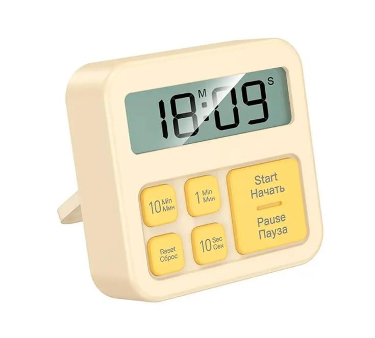 Таймер кухонный Hoco HX43 с магнитной крепью и подтавкой (33493854)