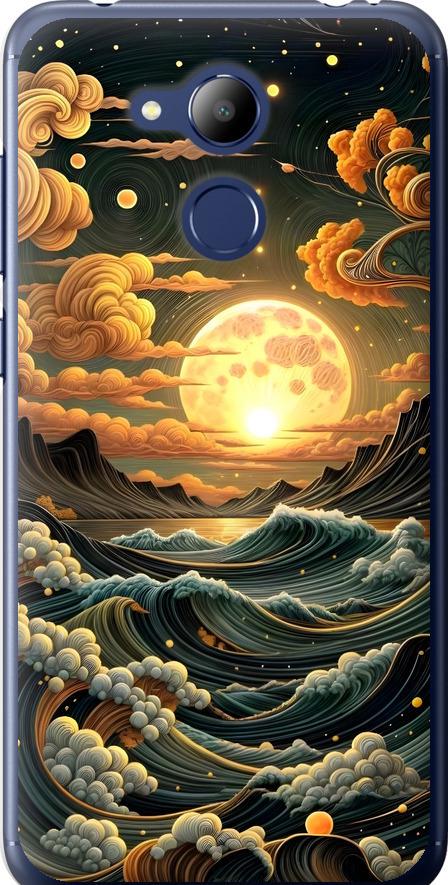 Чехол на Huawei Honor 6C Pro Арт волны (6332u-1358-42517)