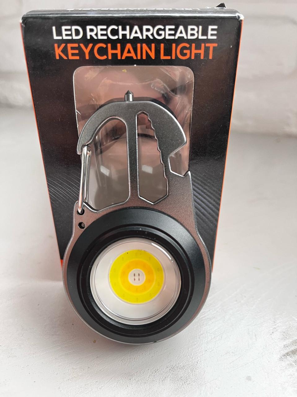 Ліхтар з карабіном W5137 з Type-C 7 режимів освітлення та набір викруток Сірий (2022637678635) - фото 5 Ліхтар з карабіном W5137 з Type-C 7 режимів освітлення та набір викруток Сірий (2022637678635) - фото 5