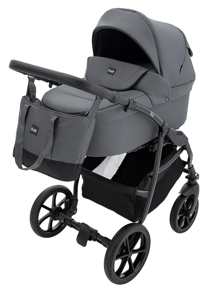Коляска 2в1 Bair Rio Soft BR-03 Графитовый (680807)