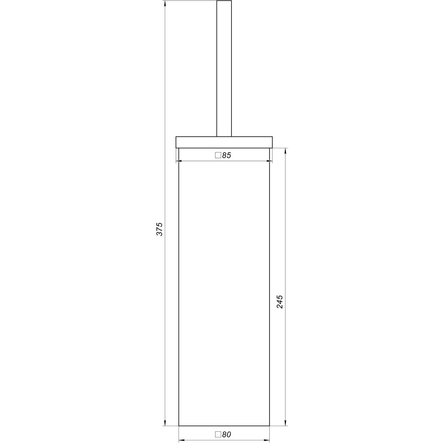 Ершик настенный Globus Lux SQ 9429B - фото 4