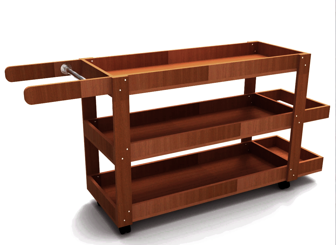 Органайзер для спортинвентаря из дерева Кампет Савоярди (ОСИ-000315)