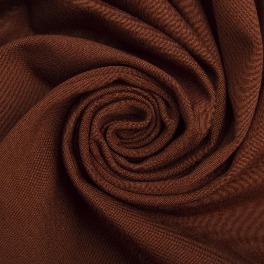 Ткань трикотаж Прага-640grm на флисе Каштан (23506)