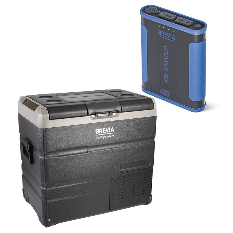Автохолодильник Brevia 22620 с портативной зарядной станцией ePower 48 Ah 60 л (fp_8)