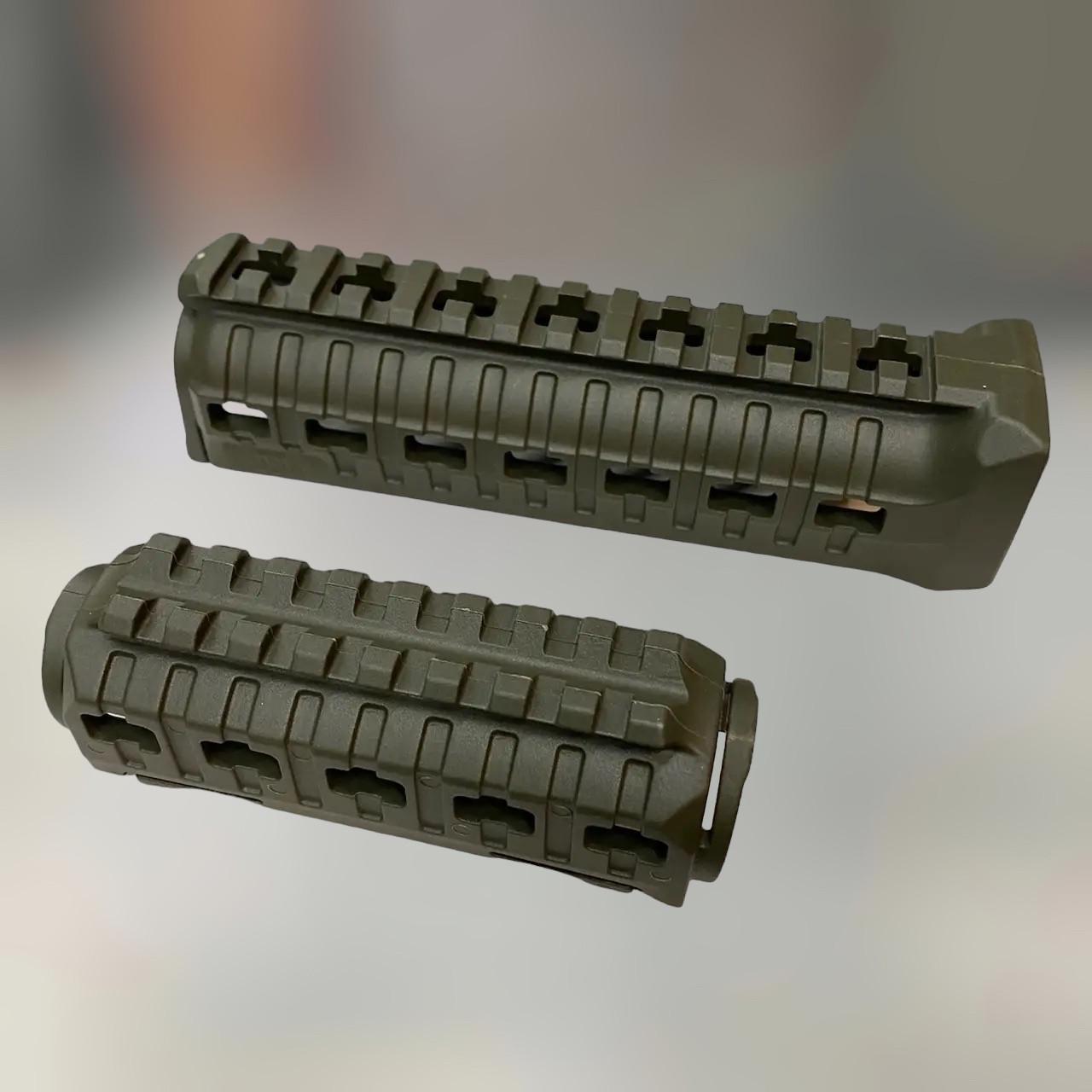 Цівка на АК 47/74 DLG TACTICAL DLG-099 полімерне 2 планки picatinny з кріпленням M-LOK Олива (1715216059)