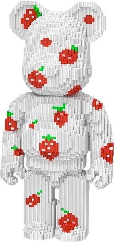 Конструктор 3D Magic Blocks SHLab BB-02 BearBrick Juicy Strawberries 11000 деталей 55 см (37441)