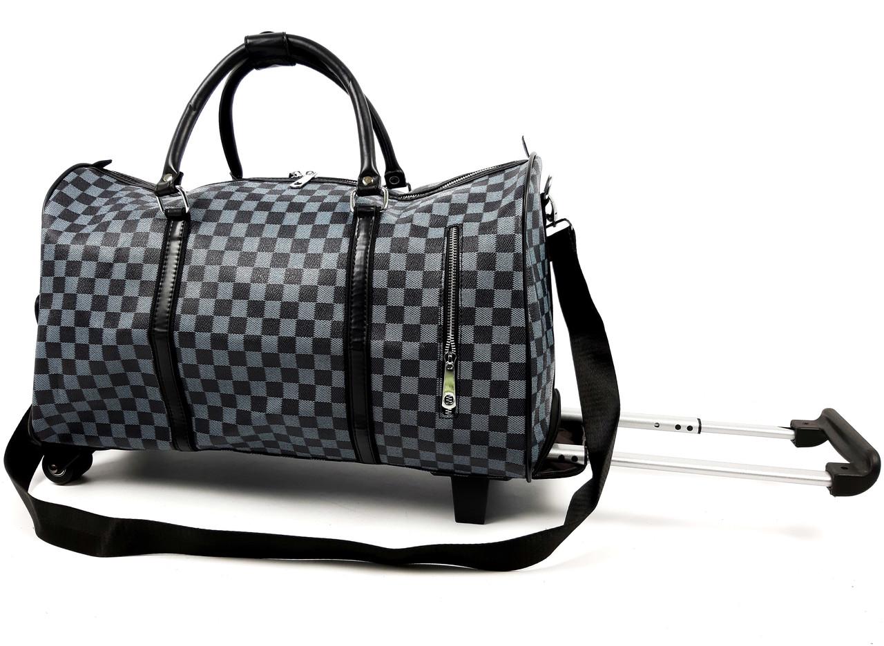 Сумка-валіза на колесах із ременем Sky Travel 50х20х34 см 53 л Синій (669-7) - фото 10 Сумка-валіза на колесах із ременем Sky Travel 50х20х34 см 53 л Синій (669-7) - фото 10