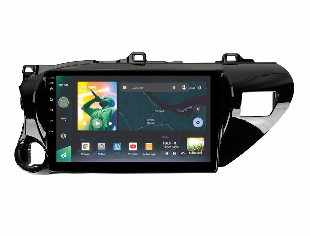 Магнитола штатная Sigma X10464 10 4/64 GB Toyota Hilux Pick Up AN120 2015-2020 10" (AR-72387)