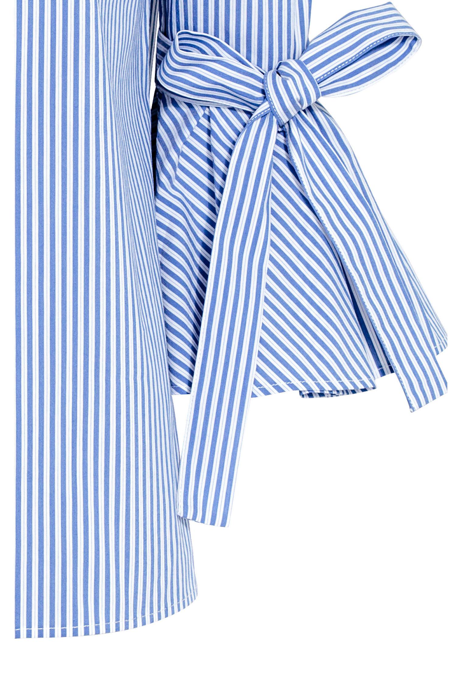 Блуза H&M смужка р. 34 Блакитний (9125340585) - фото 3