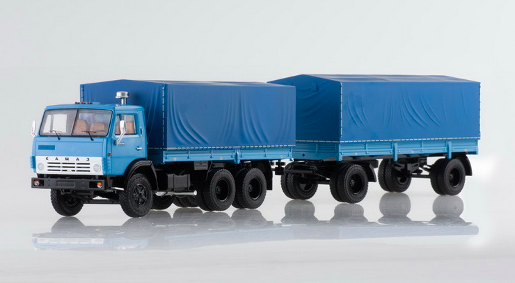 Колекційна модель SSM Камаз-5320 із причепом ГКБ-8350 масштаб 1:43
