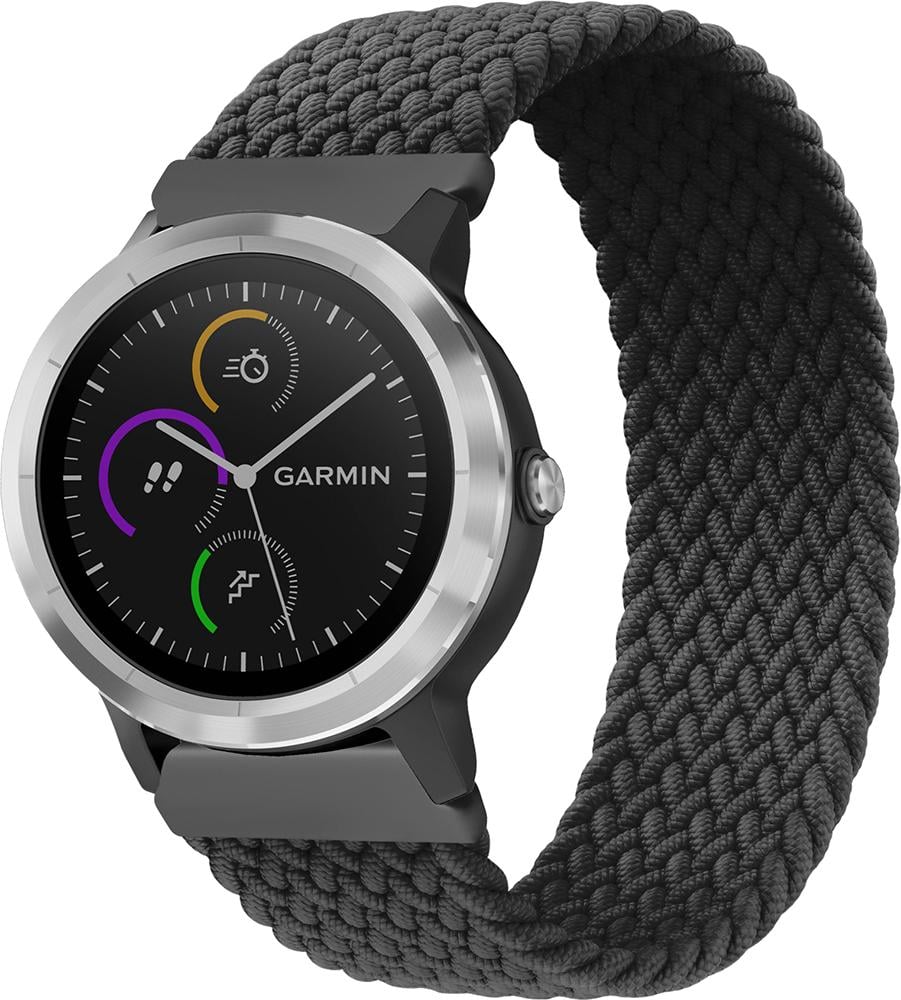 Ремешок Solo Loop для Garmin Vivoactive 3 (145 мм) Black (22234-2B)