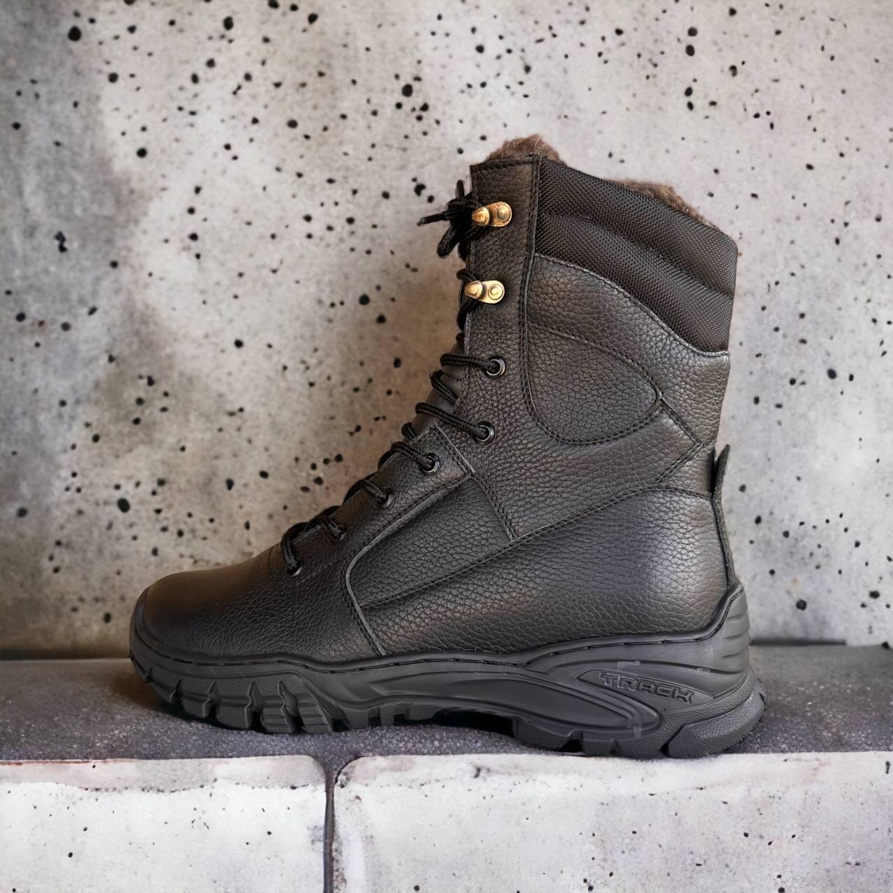 Берці зимові Model 024 на хутрі р. 45 Чорний (1941392401) - фото 4 Берці зимові Model 024 на хутрі р. 45 Чорний (1941392401) - фото 4