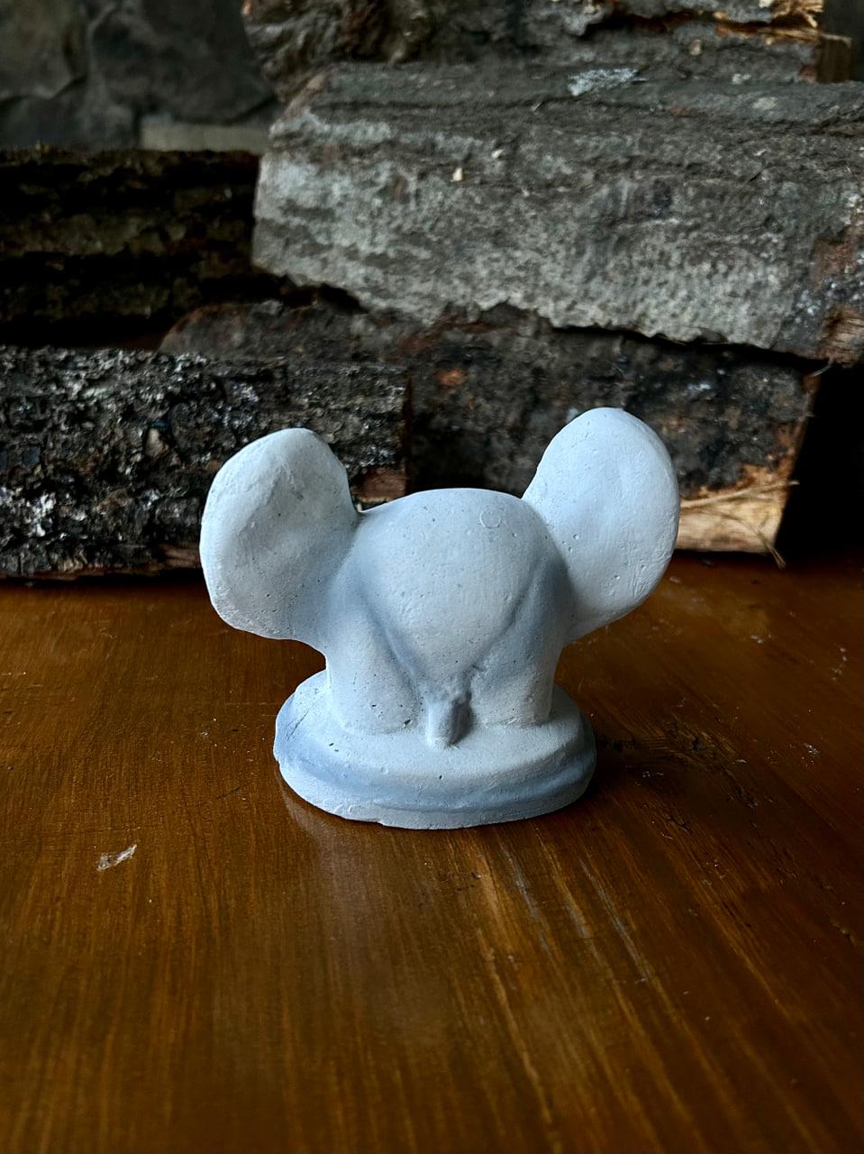 Садова фігура/статуетка Попа з вухами з цементу ручна робота 11 см (63600) - фото 6 Садова фігура/статуетка Попа з вухами з цементу ручна робота 11 см (63600) - фото 6