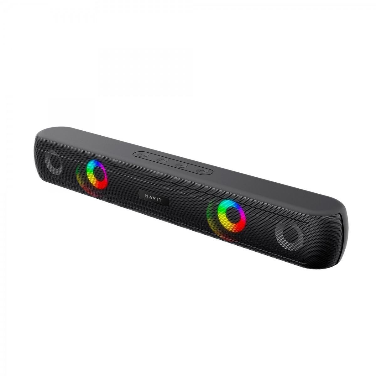 Портативная колонка Havit HV-SK854BT 10W RGB Black
