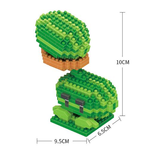 Конструктор Рослини проти зомбі Micro Brick Кавунопульта Plants vs Zombies 380 деталей - фото 2