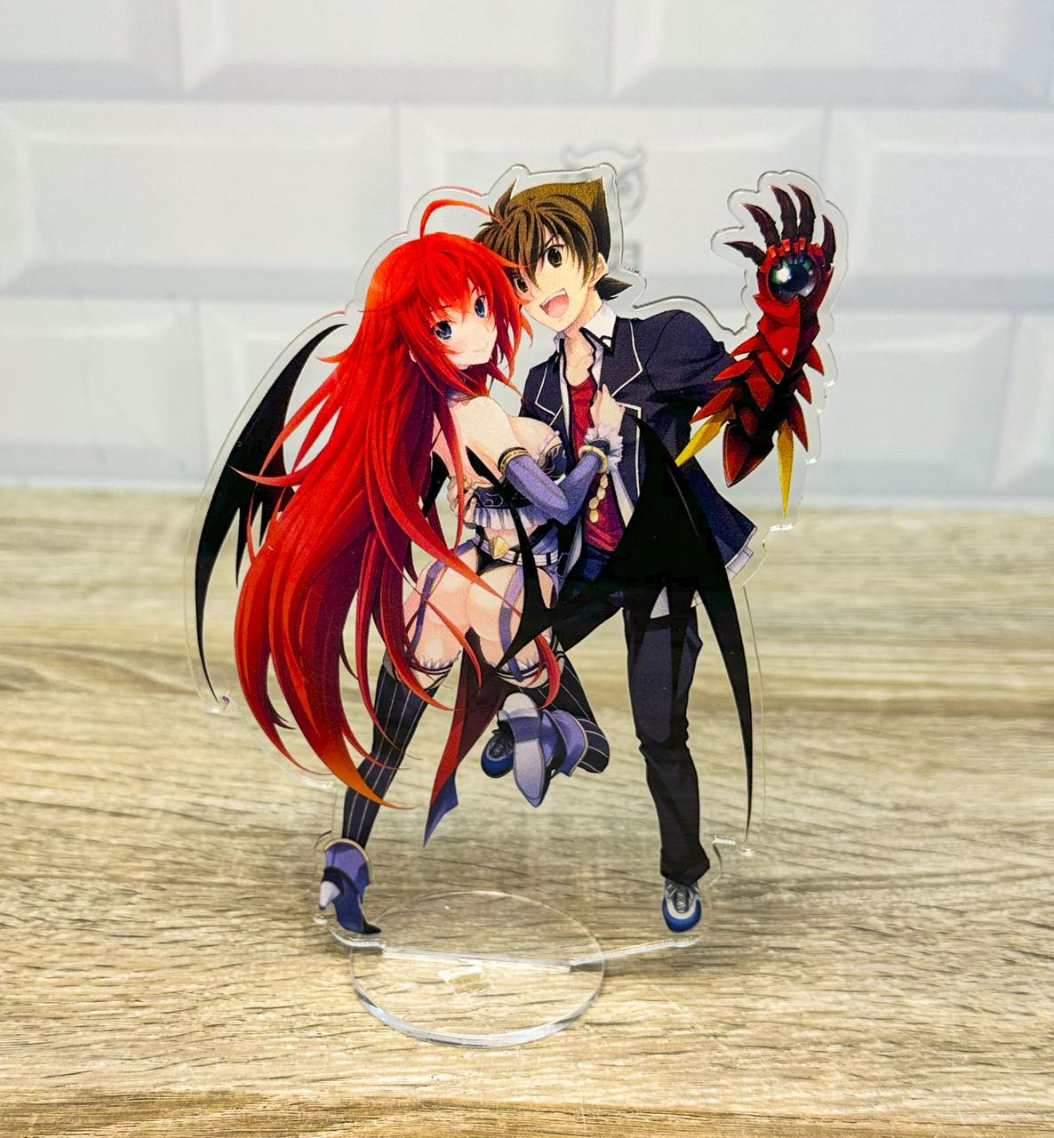 Фигурка коллекционная акриловая Аниме Старшая школа DxD Риас Гремори Иссей Хедо 15 см (2123042416)